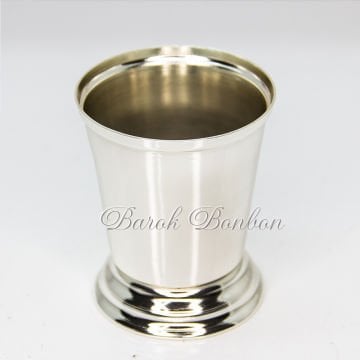 METAL KOVA GÜL KUTUSU GÜMÜŞ RENK