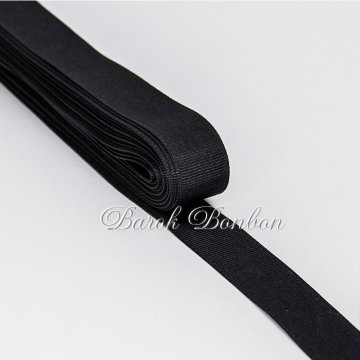 2 CM SİYAH GROGREN KURDELE 10 METRE