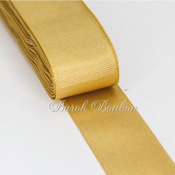 3 CM ALTIN SARI GROGREN KURDELE 10 METRE