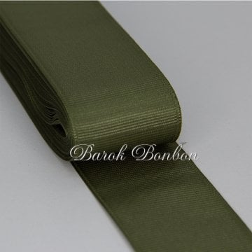 4 CM HAKİ GROGREN KURDELE 10 METRE