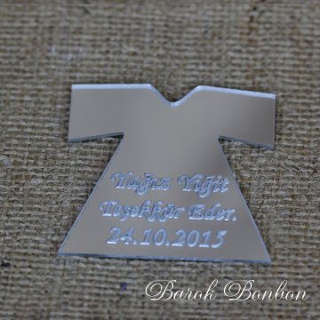 PLEKSİ AYNA GÜMÜŞ KAFTAN