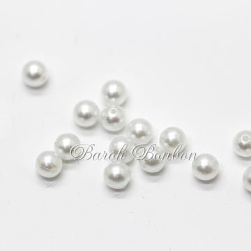 8 MM BEYAZ PLASTİK BONCUK 100 GRAM