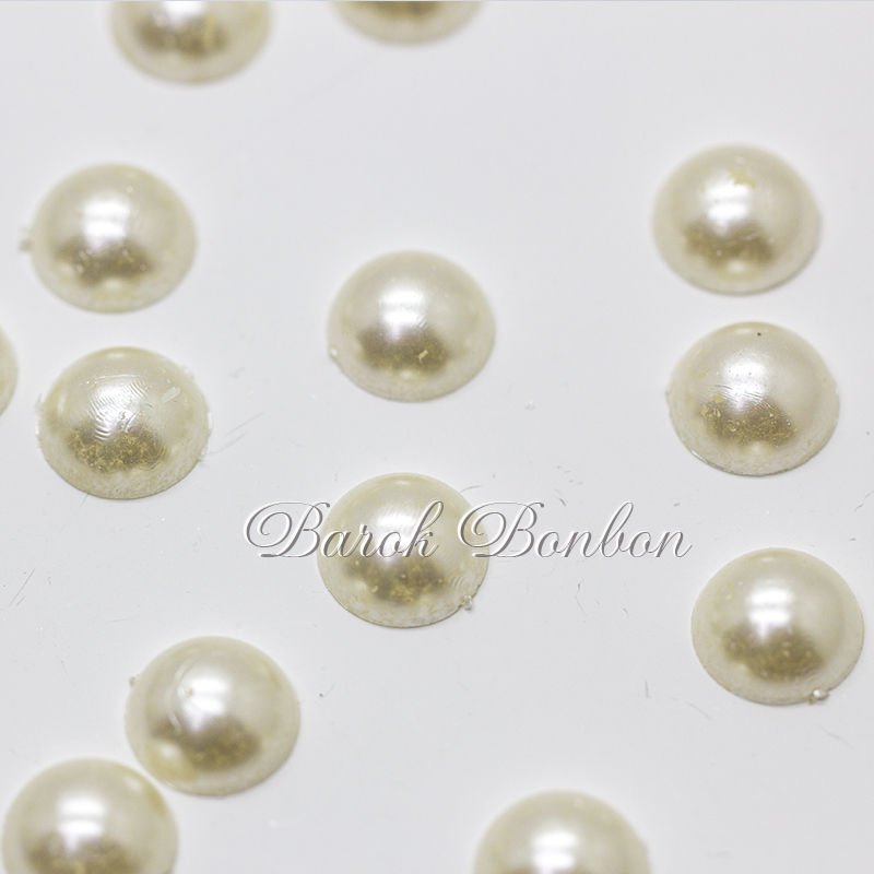 KREM 14 MM KESİK  İNCİ PK.25 ADET