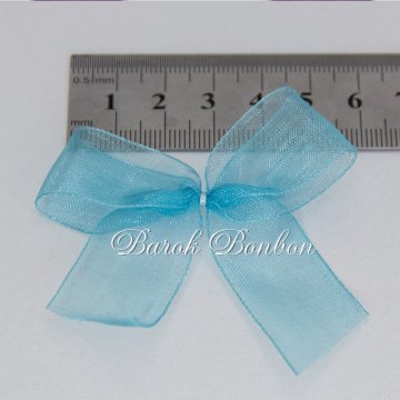 2 CM ORGANZE FİYONK TURKUAZ
