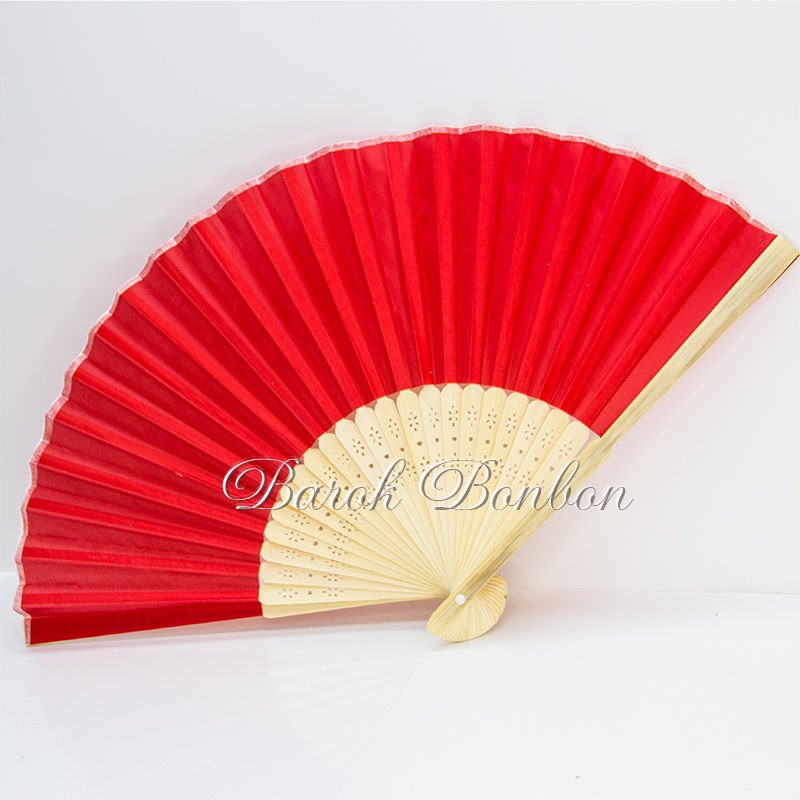 AHŞAP KUMAŞ YELPAZE  10 ADET