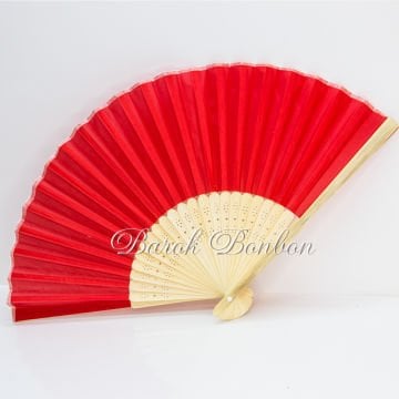 AHŞAP KUMAŞ YELPAZE  10 ADET