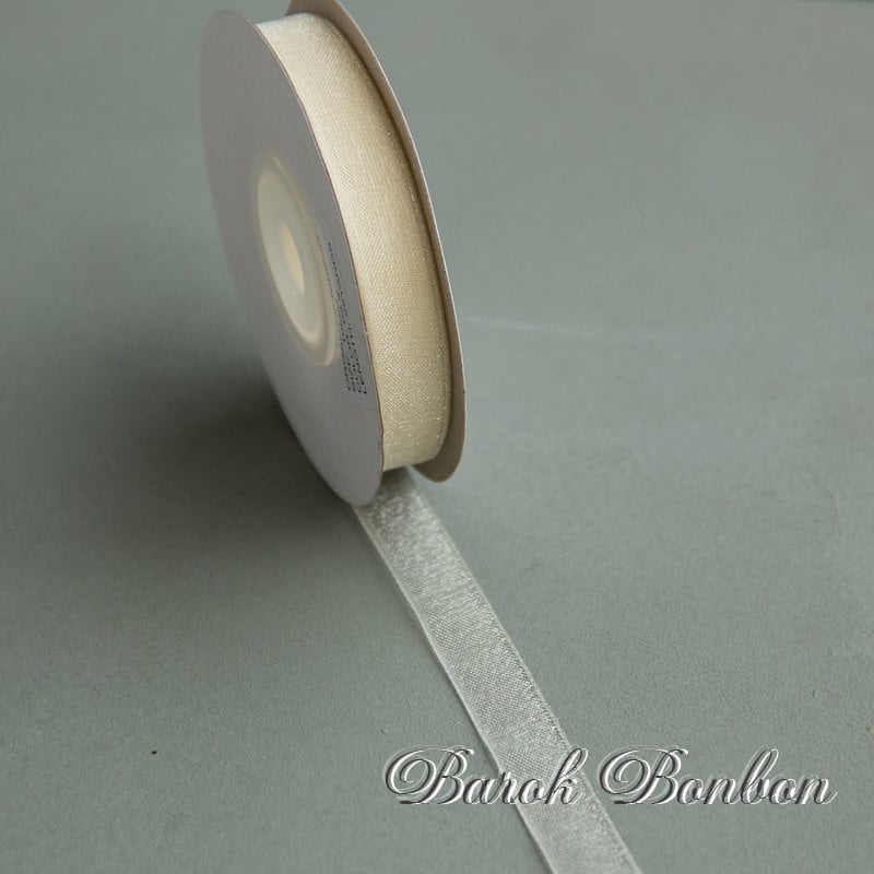 1 CM KREM ORGANZE KURDELE 22 METRE