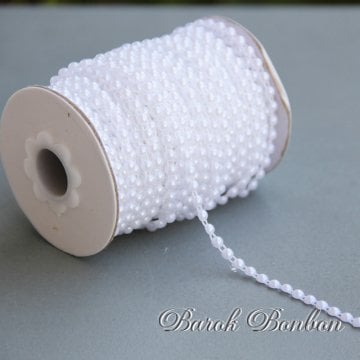 4 MM SIRALI İNCİ 23 METRE BEYAZ