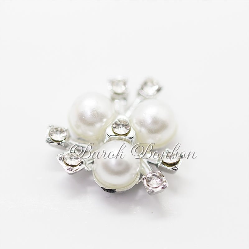 GÜMÜŞ ÇİÇEK İNCİ 25 ADET