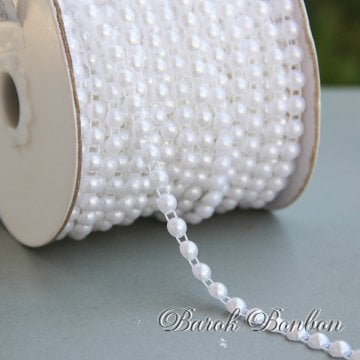 6 MM SIRALI İNCİ 23 METRE BEYAZ
