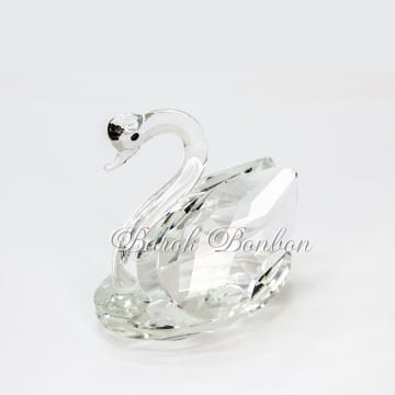 KRİSTAL  KUĞU 7 CM