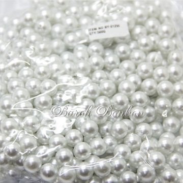 12 MM BEYAZ PLASTİK BONCUK 100 GRAM