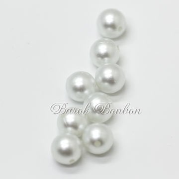 12 MM BEYAZ PLASTİK BONCUK 100 GRAM
