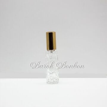 ALTIN SPREYLİ CAM KOLONYA ŞİŞE 10 ML.