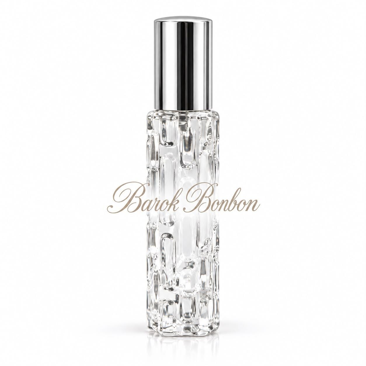 GÜMÜŞ SPREYLİ CAM KOLONYA ŞİŞE 10 ML.