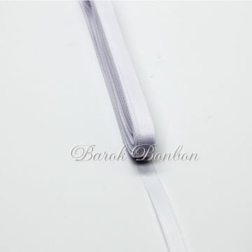 1 CM BEYAZ  SATEN KURDELA 10 METRE
