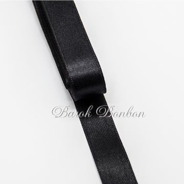 2 CM SİYAH  SATEN KURDELA 10 METRE