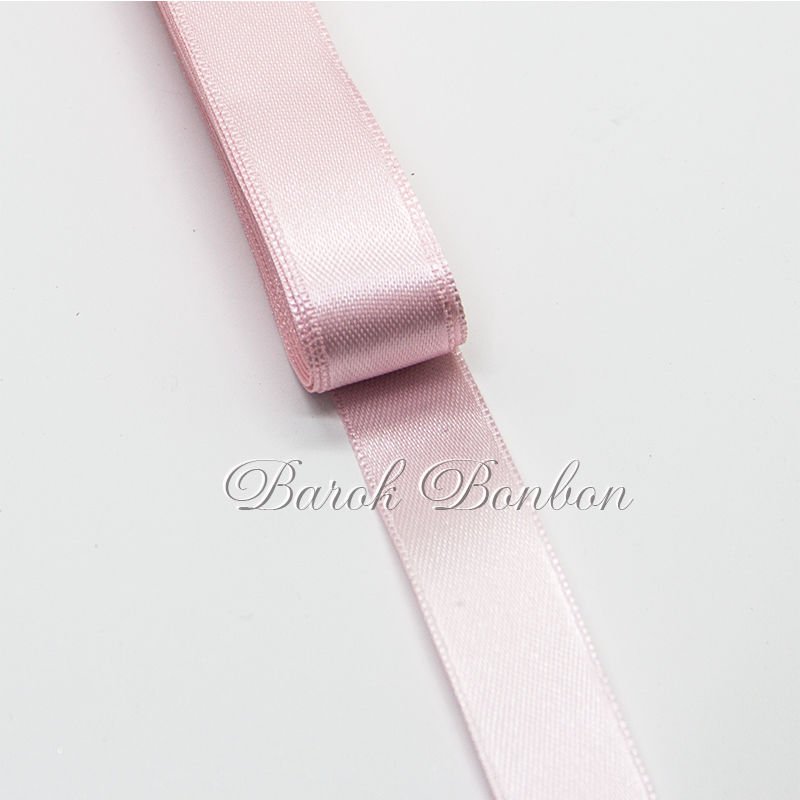 2 CM PEMBE SATEN KURDELA 10 METRE