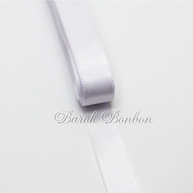 2 CM BEYAZ SATEN KURDELA 10 METRE
