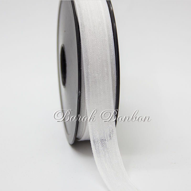 1,5 NOPELİ KURDELA BEYAZ 20 METRE