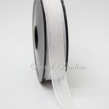 1,5 NOPELİ KURDELA BEYAZ 20 METRE