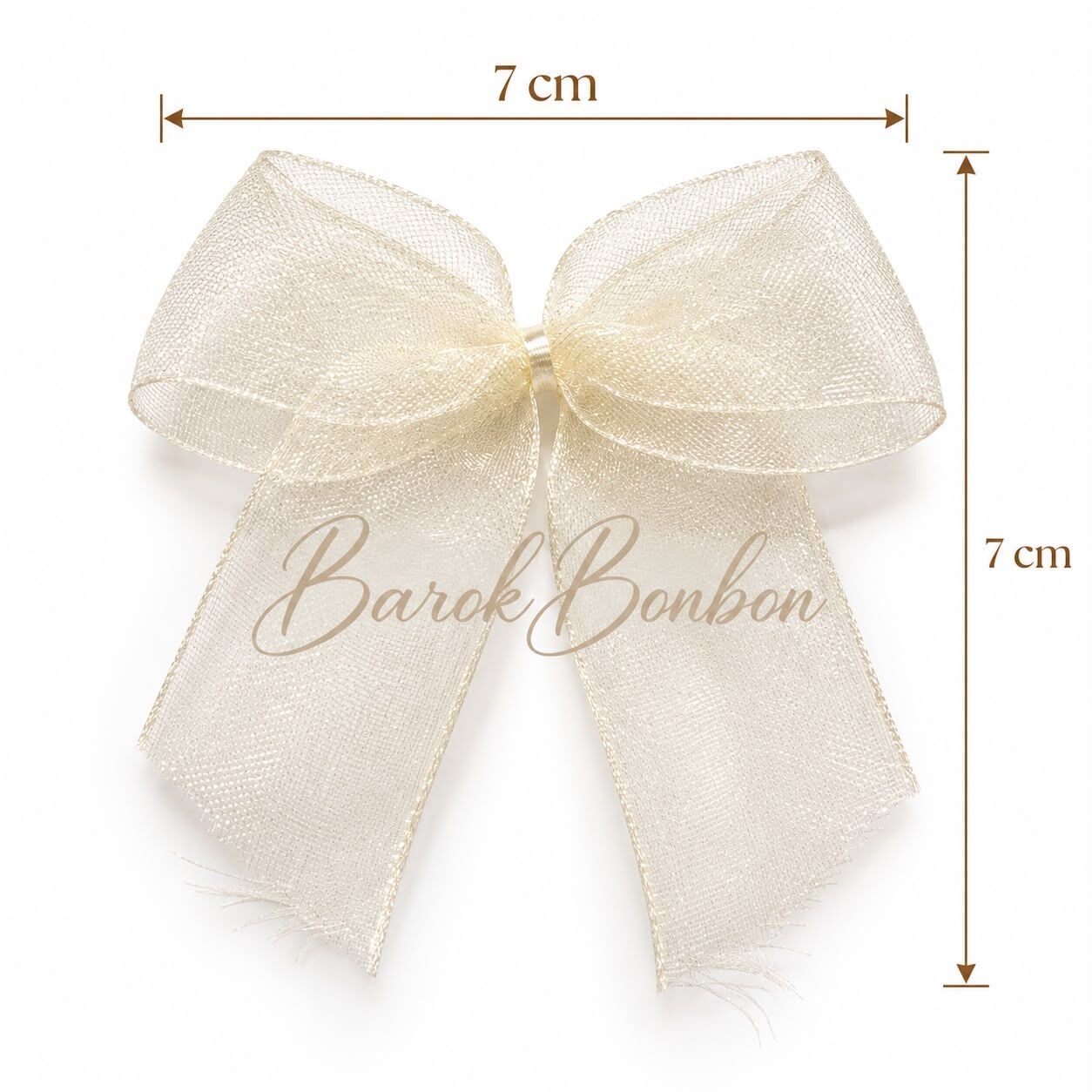 2 CM ORGANZE FİYONK KREM