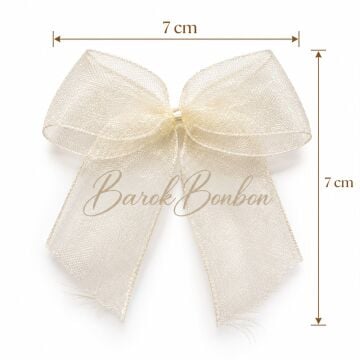 2 CM ORGANZE FİYONK KREM