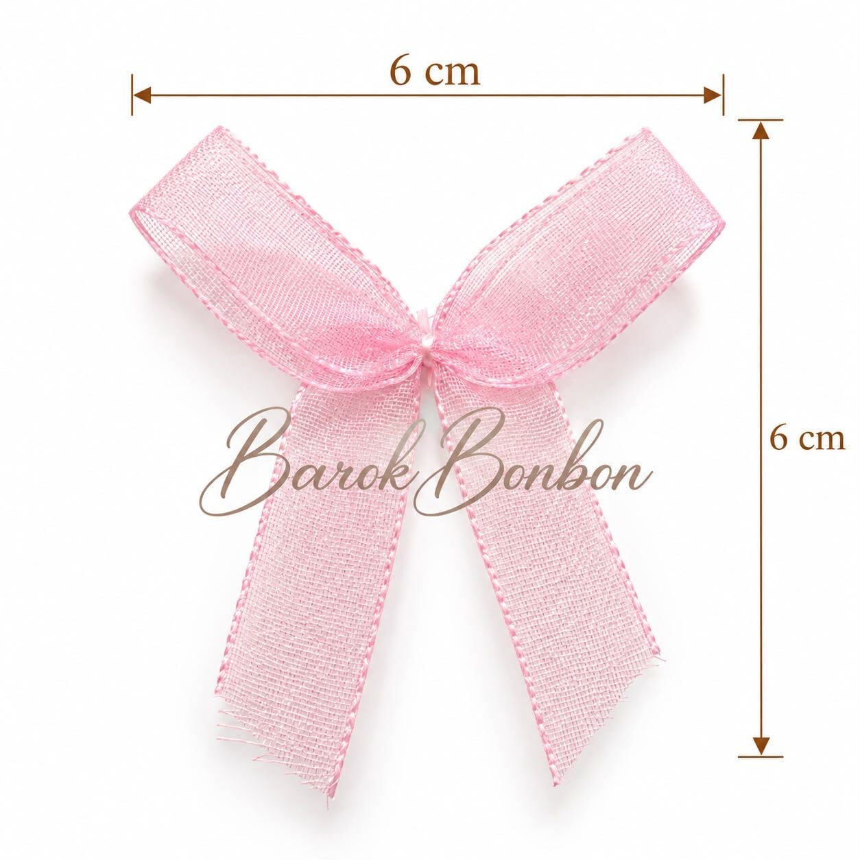 1 CM ORGANZE FİYONK PEMBE