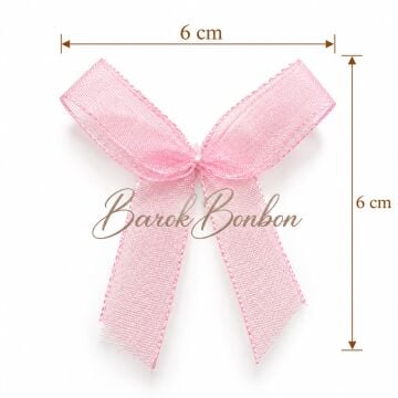 1 CM ORGANZE FİYONK PEMBE