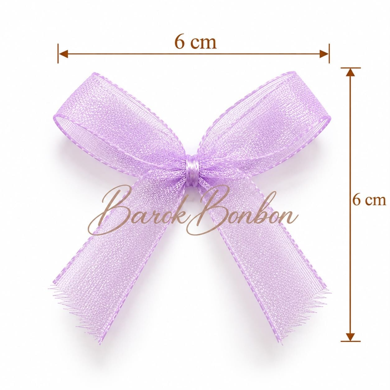 1 CM ORGANZE FİYONK LİLA