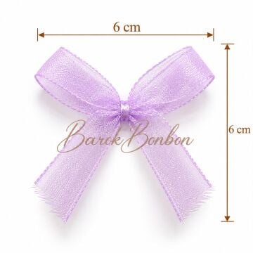 1 CM ORGANZE FİYONK LİLA