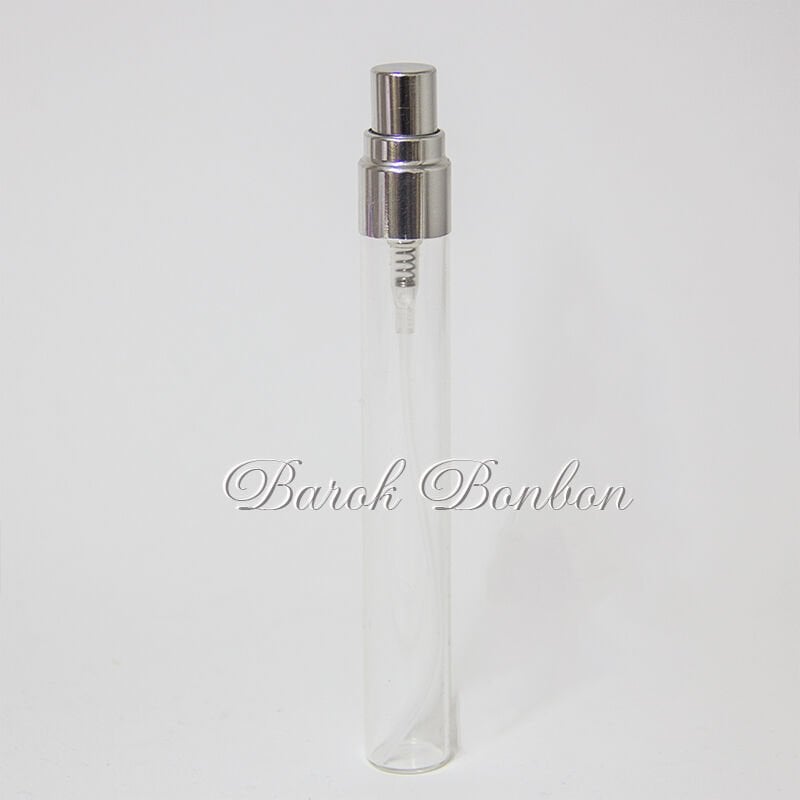 GÜMÜŞ SPREYLİ CAM KOLONYA ŞİŞE 10 ML.