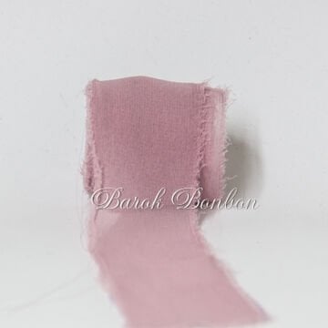 İPEK KURDELE 4 CM PUDRA 5 METRE
