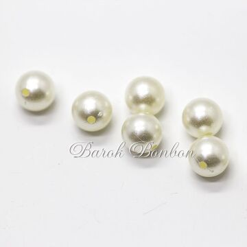 12 MM KREM PLASTİK İNCİ BONCUK 500 GRAM