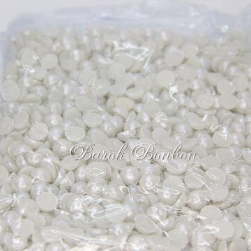 8 MM BEYAZ KESİK İNCİ 500 GRAM