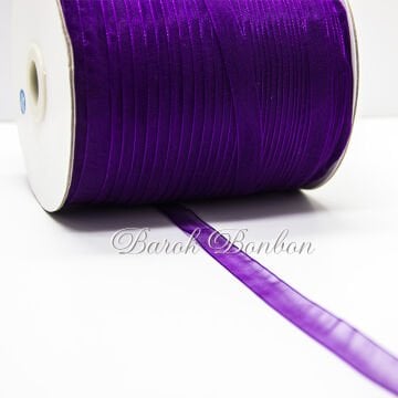 1 CM ORGANZE KURDELE MOR 450 METRE