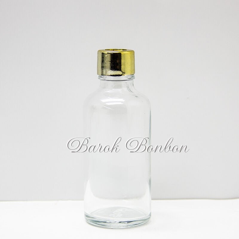 50 CC CAM KOLONYA ŞİŞESİ PLASTİK KAPAK