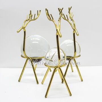 DEKORATİF METAL 3 LÜ GEYİK  KRİSTAL TOPLU