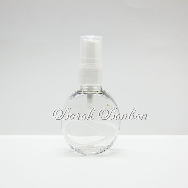 FISFISLI 50 CC PLASTİK YUVARLAK KOLONYA ŞİŞESİ