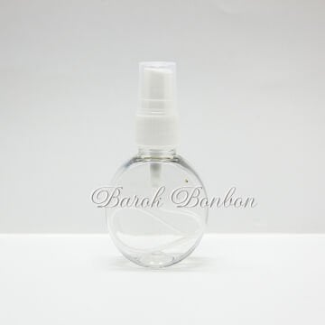 FISFISLI 50 CC PLASTİK YUVARLAK KOLONYA ŞİŞESİ