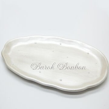 BETON OVAL TEPSİ SEDEF