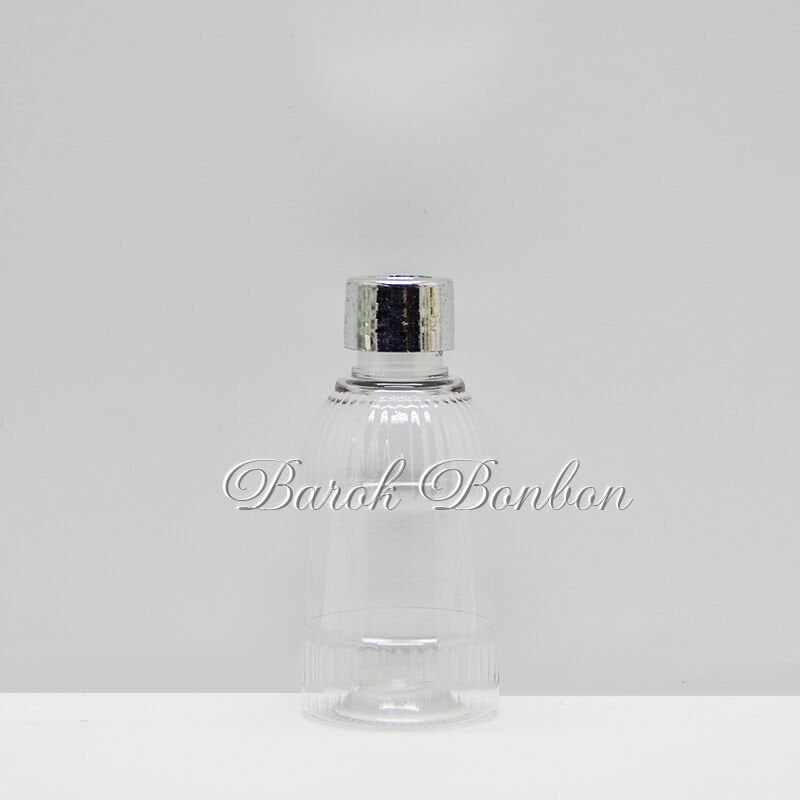 PLASTİK  GÜMÜŞ KOLONYA ŞİŞESİ 50 cc