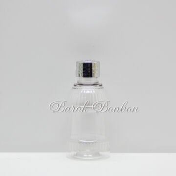 PLASTİK  GÜMÜŞ KOLONYA ŞİŞESİ 50 cc