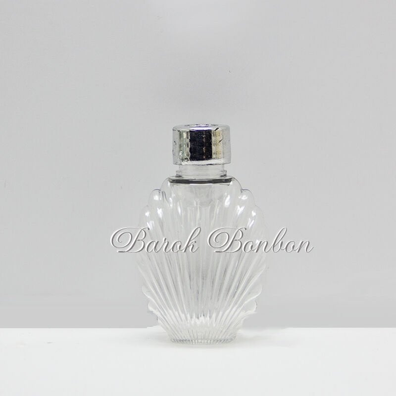 PLASTİK GÜMÜŞ KAPAK İSTİRİDYE KOLONYA ŞİŞESİ 40 cc