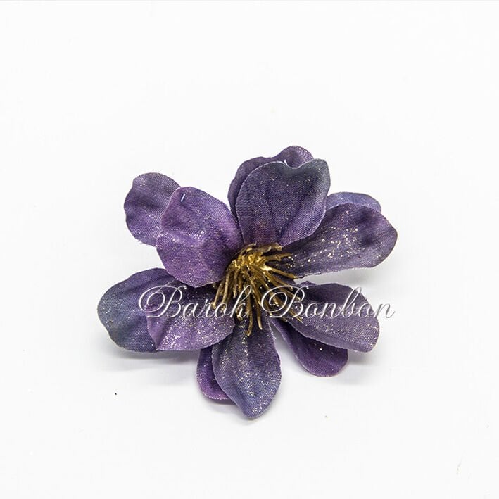 KUMAŞ MOR ÇİÇEK SİMLİ 25 ADET