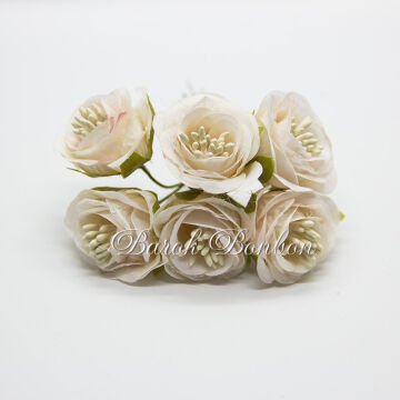 KUMAŞ KREM TOHUMLU ÇİÇEK  PK.60