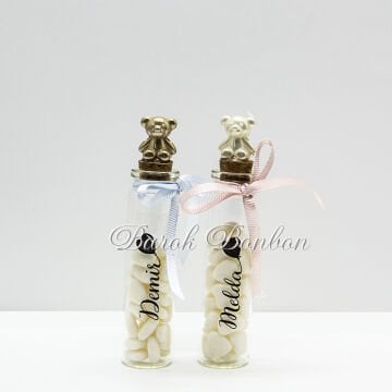 AKRİLİK KAPİÇİNO AYICIK 20 ADET