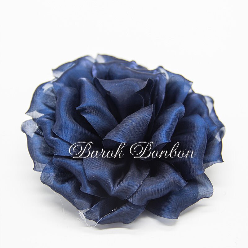 KUMAŞ LACİVERT BOHÇA SÜSÜ