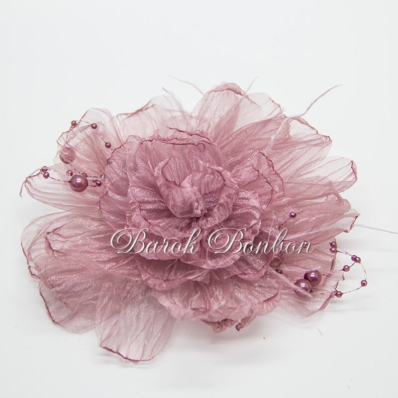 ŞİFON PUDRA İNCİLİ BOHÇA SÜSÜ