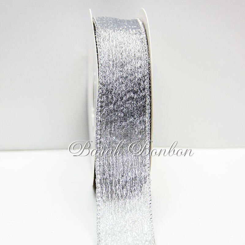 2,5 CM GÜMÜŞ ŞİFON 9,5 MT